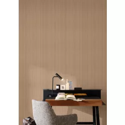   Rasch Schöner Wohnen Cosy Living vinyl, vlies anyagú barna színű 3d, bambusz, csíkos Modern tapéta