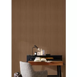   Rasch Schöner Wohnen Cosy Living vinyl, vlies anyagú barna színű 3d, bambusz, csíkos Modern tapéta