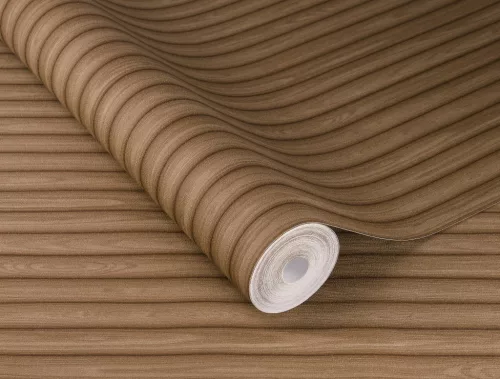 Rasch Schöner Wohnen Cosy Living vinyl, vlies anyagú barna színű 3d, bambusz, csíkos Modern tapéta