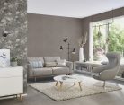 Rasch Schöner Wohnen Cosy Living vinyl, vlies anyagú szürke, barna színű márványos Modern tapéta