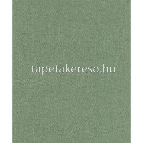 Rasch Color Your Life vlies, habos anyagú zöld színű textilhatású, egyszínű modern tapéta