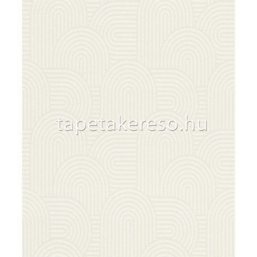 Rasch Color Your Life vlies, habos anyagú fehér, beige színű geometriai modern tapéta
