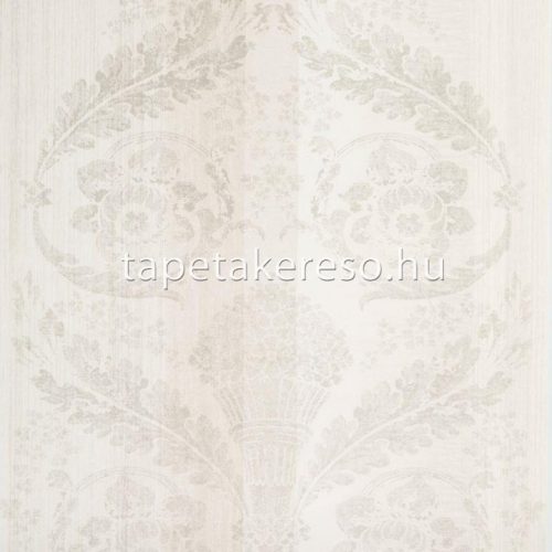 Hohenberger Adonea vlies anyagú beige, fehér, csillámos színű barokk, csíkos modern tapéta