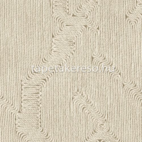Arte Manila papír, vinyl anyagú homok színű geometriai, textilhatású natural tapéta