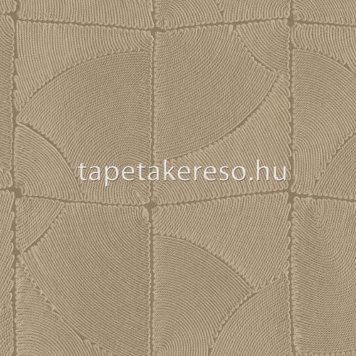 Arte Manila papír, vinyl anyagú barna színű geometriai, textilhatású natural tapéta
