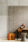 Arte Manila papír, vinyl anyagú szürke színű geometriai, textilhatású natural tapéta