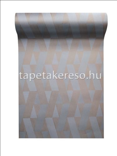 Hohenberger Kreativa vlies anyagú szürke, barna színű geometriai modern tapéta