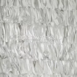   Hohenberger Salt vlies anyagú fehér, szürke, gyöngyház színű rojtos, absztrakt, geometriai modern tapéta