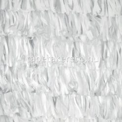   Hohenberger Salt vlies anyagú fehér, szürke, gyöngyház színű rojtos, absztrakt, geometriai modern tapéta