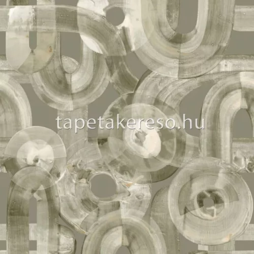 Hohenberger Salt vlies anyagú zöld színű geometriai, absztrakt modern tapéta