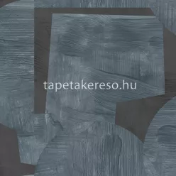   Hohenberger Artist vlies anyagú kék, fekete színű geometriai modern tapéta
