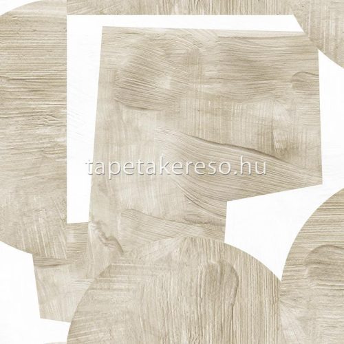 Hohenberger Artist vlies anyagú fehér, barna színű geometriai modern tapéta