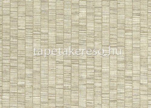 Jannelli & Volpi 181 Lemuria papír, vinyl anyagú beige, homok színű csíkos, szövethatású modern, natural tapéta