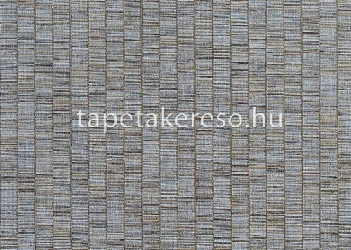 Jannelli & Volpi 181 Lemuria papír, vinyl anyagú ezüst, kék, barna színű csíkos, szövethatású modern, natural tapéta