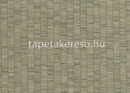 Jannelli & Volpi 181 Lemuria papír, vinyl anyagú barna, zöld színű csíkos, szövethatású modern, natural tapéta