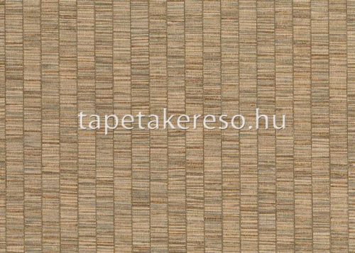 Jannelli & Volpi 181 Lemuria papír, vinyl anyagú barna, zöld színű csíkos, szövethatású modern, natural tapéta