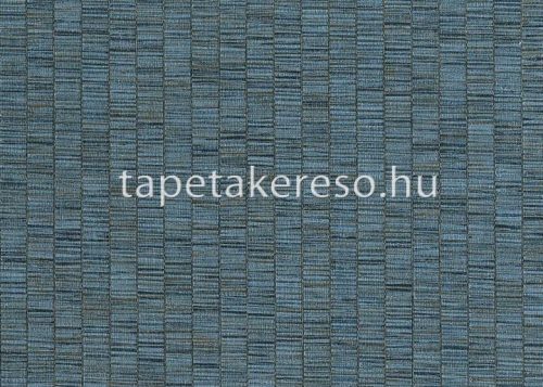 Jannelli & Volpi 181 Lemuria papír, vinyl anyagú kék, barna színű csíkos, szövethatású modern, natural tapéta