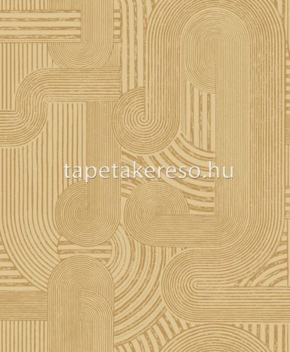 Holden Khalili vlies anyagú okker színű geometriai modern tapéta
