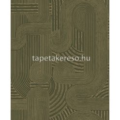   Holden Khalili vlies anyagú zöld, arany színű geometriai modern tapéta