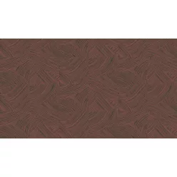   Arte Cameo vlies anyagú bordó, barna színű hullámos, geometriai modern tapéta