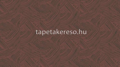 Arte Cameo vlies anyagú bordó, barna színű hullámos, geometriai modern tapéta