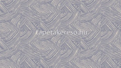 Arte Cameo vlies anyagú beige, kék színű hullámos, geometriai modern tapéta