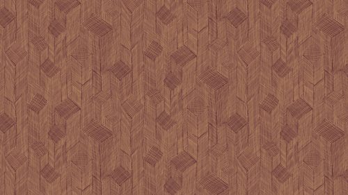 Arte Cameo vlies anyagú bordó, barna színű geometriai modern tapéta