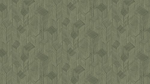 Arte Cameo vlies anyagú zöld, szürke színű geometriai modern tapéta