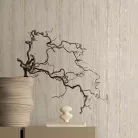 Holden Textura vlies anyagú, arany, szürke színű, famintás, Modern tapéta