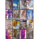 Casadeco Beauty Full Image vlies anyagú kék, lila, pink, sárga, barna, fehér színű absztrakt modern poszter