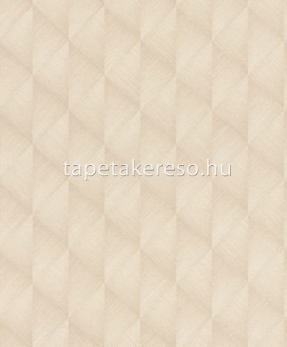 Rasch Tropical House vlies, vinyl anyagú beige színű 3d, geometriai modern tapéta