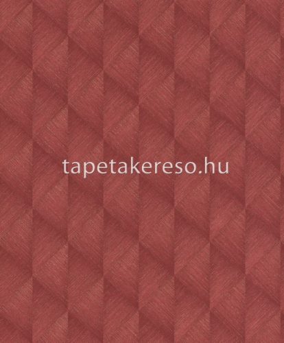 Rasch Tropical House vlies, vinyl anyagú arany, piros, bordó színű 3d, geometriai modern tapéta