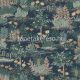 Rasch Rhapsody vlies, vinyl anyagú kék, zöld, barna színű fás modern, natural tapéta