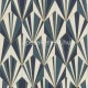 Rasch Rhapsody vlies, vinyl anyagú beige, kék, arany színű geometriai, art deco modern, natural tapéta