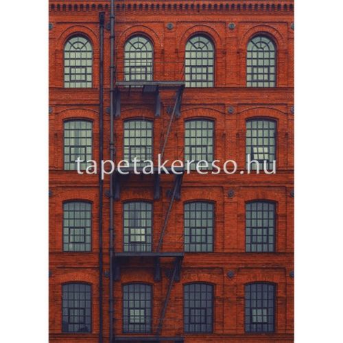 Casadeco Beauty Full Image vlies anyagú terrakotta színű épület modern poszter