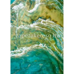   Casadeco Beauty Full Image vlies anyagú zöld, fehér színű kőmintás, absztrakt modern poszter
