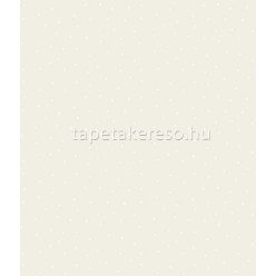   ICH NOA vlies anyagú beige, fehér színű pöttyös gyerek tapéta