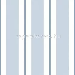   ICH NOA vlies anyagú kék, fehér színű csíkos gyerek tapéta
