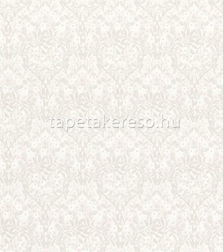 Rasch Sophia vlies anyagú törtfehér, szürke, rózsaszín színű virágos romantikus tapéta