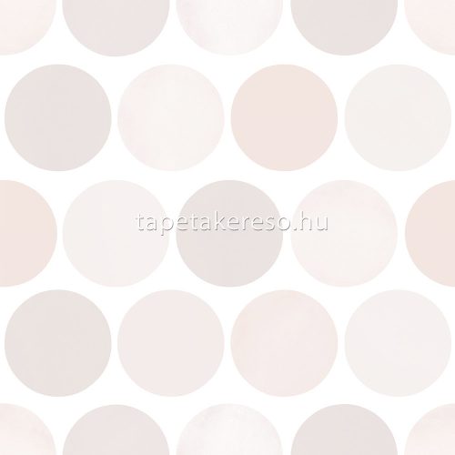 KT Exclusive Joy vlies anyagú beige színű pöttyös gyerek tapéta