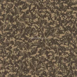   Rasch Amara vlies, vinyl anyagú barna, arany színű növényes modern, natural tapéta