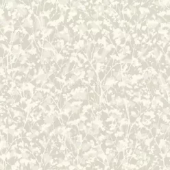   Rasch Amara vlies, vinyl anyagú szürke, fehér színű növényes modern, natural tapéta