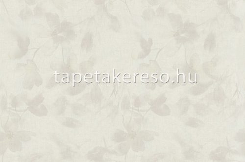 Decori & Decori ZEN vlies, vinyl anyagú fehér, mályva színű virágos, textilhatású modern tapéta