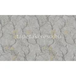   Decori & Decori ZEN vlies, vinyl anyagú ezüst, arany, szürke színű fás, virágos modern tapéta