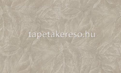 Emiliana Parati Materica vlies, vinyl anyagú barna, beige, gyöngyház színű leveles modern tapéta