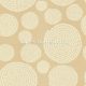Emiliana Parati Interior vlies, vinyl anyagú barna, beige színű körös, geometriai modern tapéta