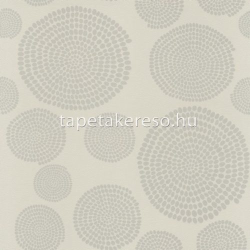 Emiliana Parati Interior vlies, vinyl anyagú barna, szürke színű körös, geometriai modern tapéta
