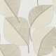 Emiliana Parati Interior vlies, vinyl anyagú beige, barna színű leveles modern tapéta