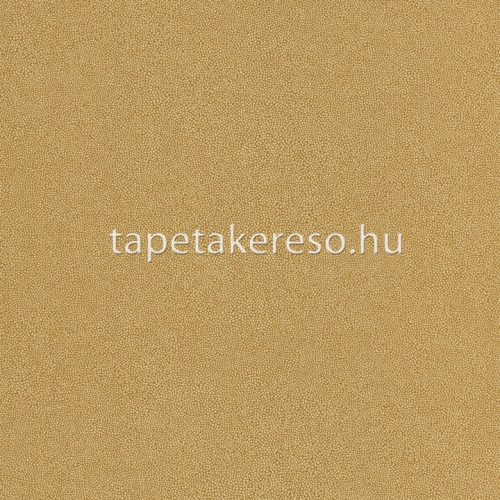 Casamance Orphée vlies anyagú mustársárga, gyöngyház színű pöttyös modern tapéta