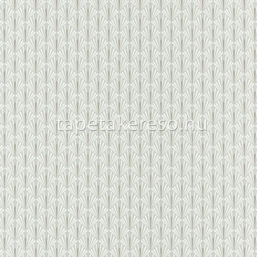 Casamance Select 6 vlies anyagú szürke, fehér, ezüst színű art deco modern tapéta